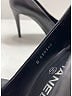 Chanel 100% Leather Black Heels Size EU 38 - photo 6