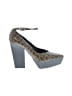 Jil Sander Graphic Gray Heels Size EU 39 1/2 - photo 1