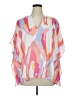 Crosby Pink Short Sleeve Blouse Size XL - photo 1