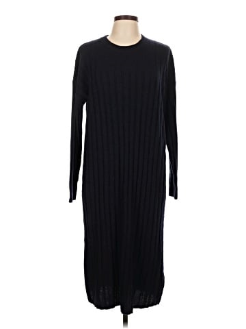Madewell (Re)sourced Ribbed Midi Sweater Dress (view 1)