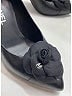 Chanel 100% Leather Black Heels Size EU 38 - photo 5