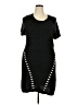 Wrapper 100% Acrylic Black Casual Dress Size 2X - photo 1