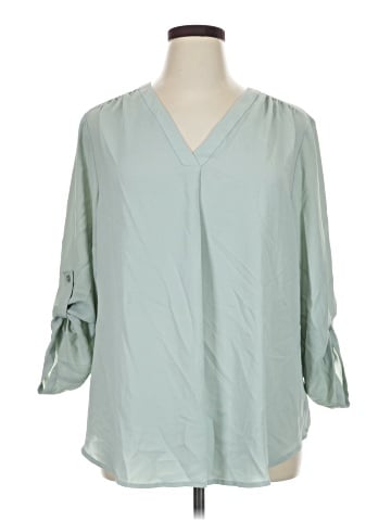 AK Anne Klein 3/4 Sleeve Blouse (view 1)