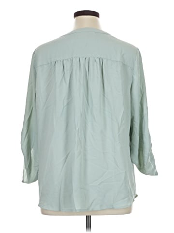 AK Anne Klein 3/4 Sleeve Blouse (view 2)