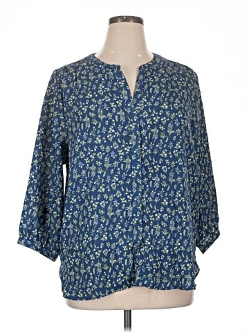 Jachs Girlfriend 3/4 Sleeve Blouse (view 1)