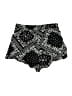 Honey Punch 100% Rayon Paisley Black Shorts Size M - photo 2