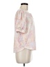 Democracy Pink Short Sleeve Blouse Size M - photo 4