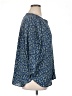 Jachs Girlfriend 100% Polyester Blue 3/4 Sleeve Blouse Size XL - photo 4