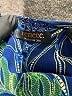 Renee C. Print Blue Casual Dress Size L - photo 7