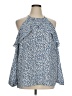 MICHAEL Michael Kors Blue Sleeveless Blouse Size XL - photo 1