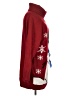 Unbranded 100% Acrylic Red Pullover Sweater Size L - photo 4