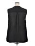 Torrid 100% Polyester Black Sleeveless Blouse Size 2X Plus (2) - photo 2