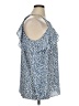 MICHAEL Michael Kors Blue Sleeveless Blouse Size XL - photo 4
