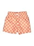 Cat & Jack 100% Recycled Polyester Checkered-gingham Orange Board Shorts 9-12 MO / 12 MO - photo 1