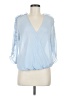 Zara Blue 3/4 Sleeve Blouse Size XS - photo 1