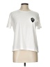 Nike 100% Polyester White Short Sleeve T-Shirt Size L - photo 1