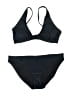 Old Navy Solid Black Two Piece Swimsuit Size L - photo 1