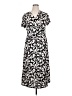 Halogen Print Black Casual Dress Size 1X - photo 1