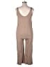 Mate Solid Tan Jumpsuit Size XL - photo 2