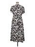 Halogen Print Black Casual Dress Size 1X - photo 2