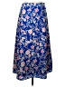 Vestique 100% Polyester Floral Blue Formal Skirt Size L - photo 1