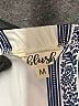 Blush 100% Polyester Stripes White Romper Size M - photo 4