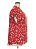 Pleione Red Short Sleeve Blouse Size XXL - photo 4