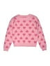 Zunie 100% Acrylic Hearts Pink Pullover Sweater Size 10 - 12 - photo 1