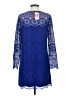 Max Studio 100% Polyester Blue Cocktail Dress Size S - photo 2