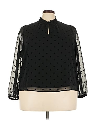 J.Crew Factory Store 3/4 Sleeve Blouse (view 1)