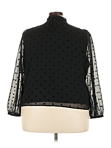 J.Crew Factory Store 3/4 Sleeve Blouse (view 2)