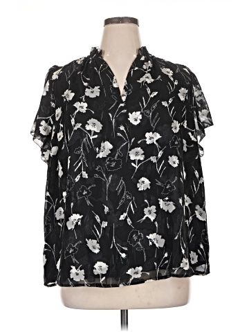 Monday Fun Short Sleeve Blouse (view 1)