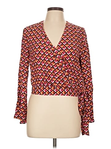 Diane von Furstenberg Long Sleeve Blouse (view 1)