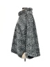 Sunday in Brooklyn 100% Polyester Gray Poncho Size XS - photo 5