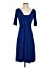 Chaps Blue Cocktail Dress Size XS - photo 1