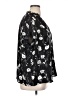 Monday Fun 100% Polyester Floral Black Short Sleeve Blouse Size 1X - photo 4