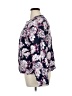 Westbound 100% Rayon Floral Purple Jacket Size XL - photo 5