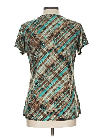 Brittany Black Short Sleeve Blouse (view 2)