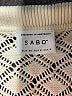Sabo 100% Cotton Ivory Pullover Sweater Size XS - photo 7