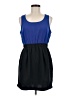 Forever 21 100% Polyester Color Block Blue Casual Dress Size M - photo 1