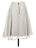 Maeve Chevron-herringbone Ivory Casual Skirt Size 0 - photo 2