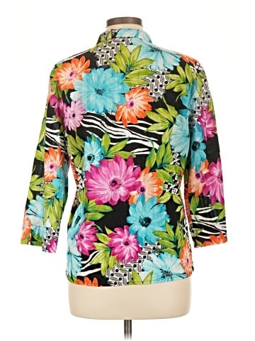Alfred Dunner 3/4 Sleeve Blouse (view 2)