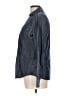 Express Blue Long Sleeve Button-Down Shirt Size L - photo 5