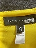 Slate & Willow 100% Polyester Yellow Romper Size 4 - photo 4