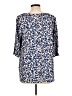 J.Jill Blue 3/4 Sleeve Blouse Size Lg Petite - photo 2