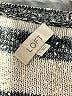 Ann Taylor LOFT Stripes Silver Pullover Sweater Size L - photo 7