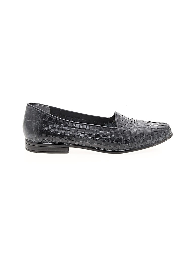 Pre-owned Trotters Flats In Black