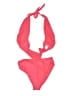 Wild Fable Solid Pink One Piece Swimsuit Size 16 - photo 2