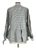 She + Sky 100% Cotton Gray 3/4 Sleeve Blouse Size L - photo 2