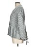 She + Sky 100% Cotton Gray 3/4 Sleeve Blouse Size L - photo 5